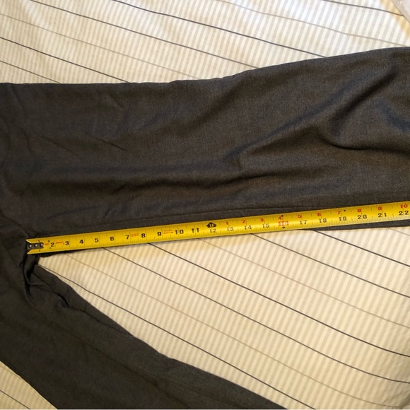 Grey cropped work pants - Picture 3 of 4